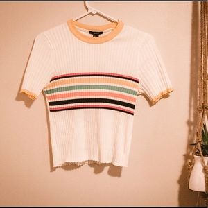 Stripe crop top